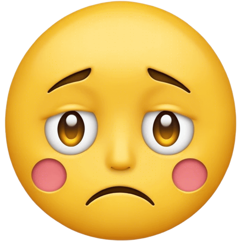 extremely sad yellow face emoji emoji