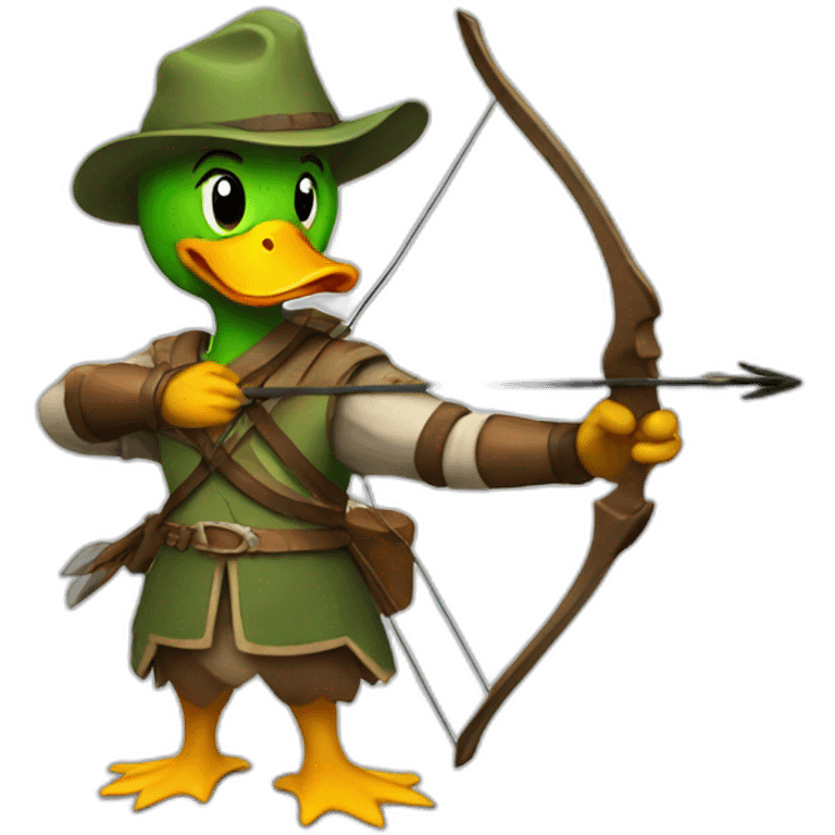 Duck archer emoji