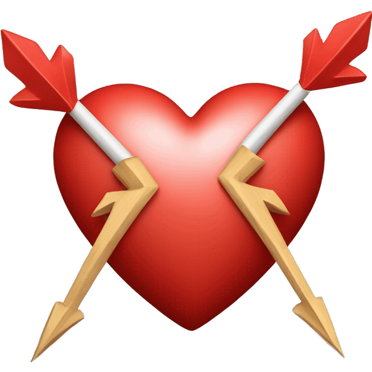 red heart with arrows emoji