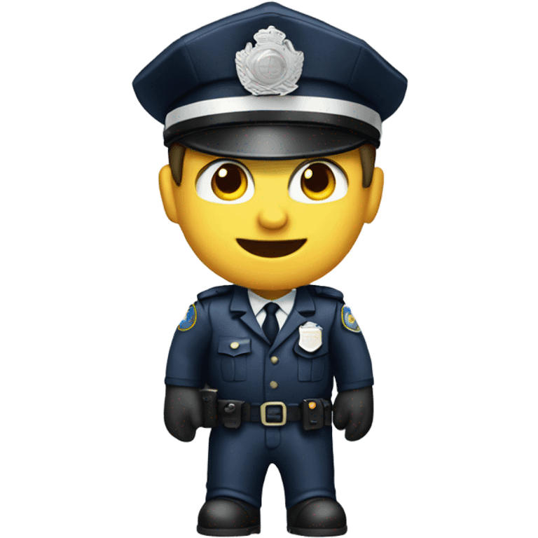 Policier avion emoji