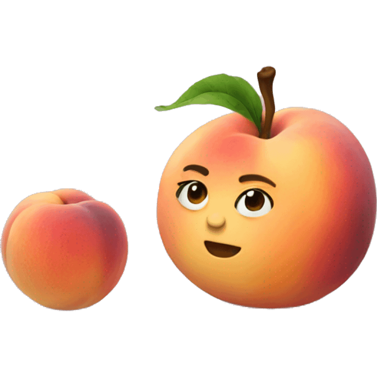 big peaches emoji