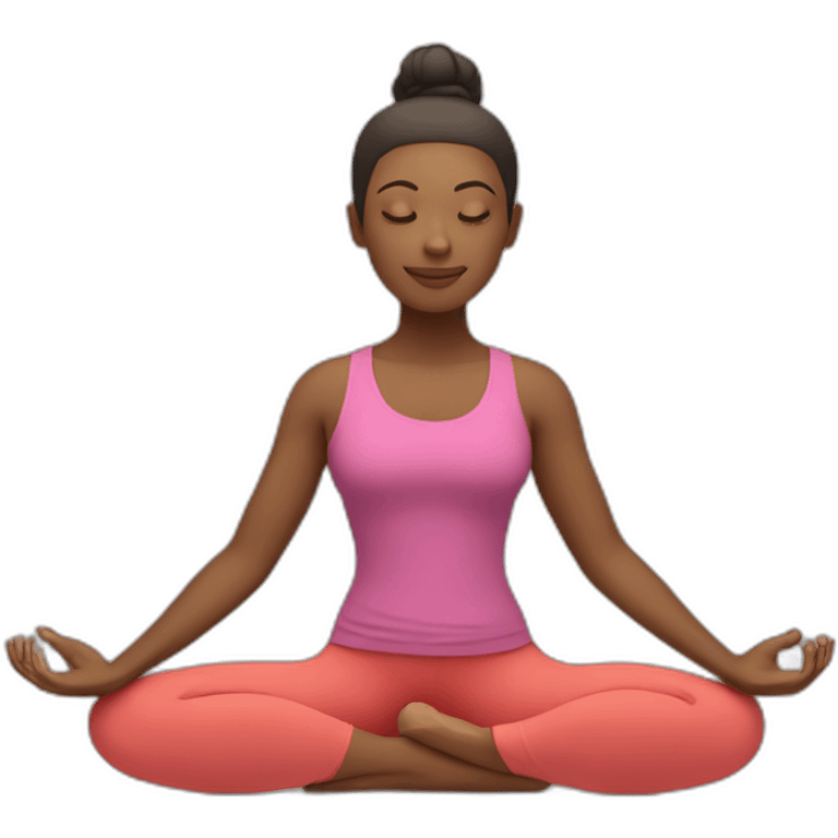 yoga pose emoji