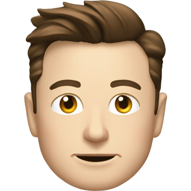 Elon musk in a car emoji