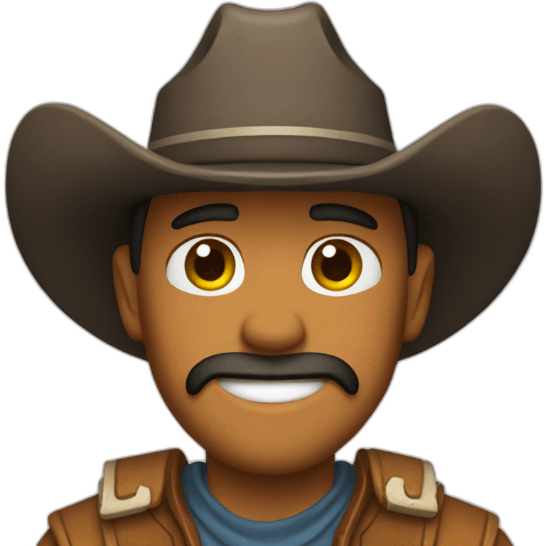 hide-the-pain-cowboy emoji