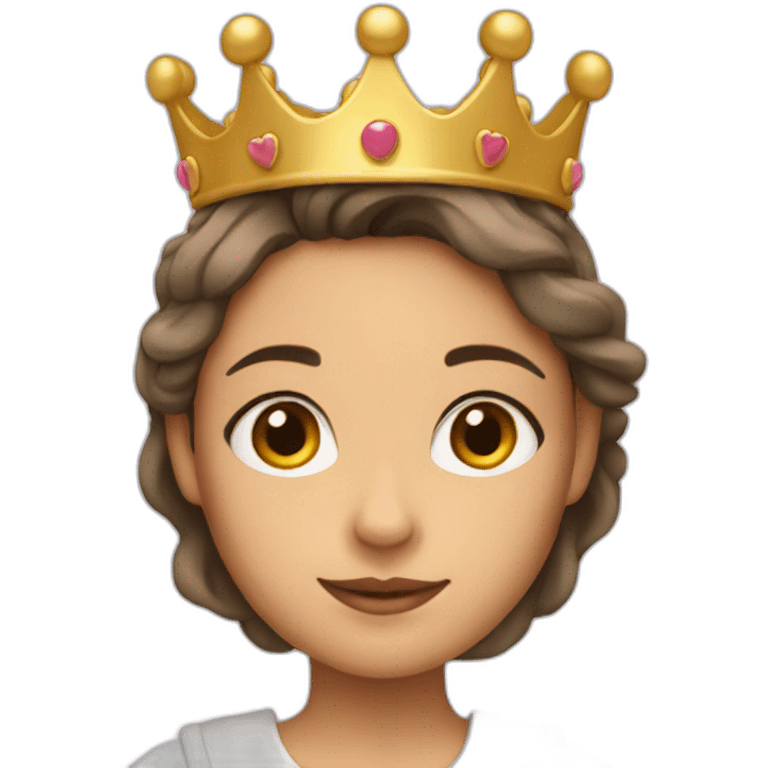 crown girl  emoji