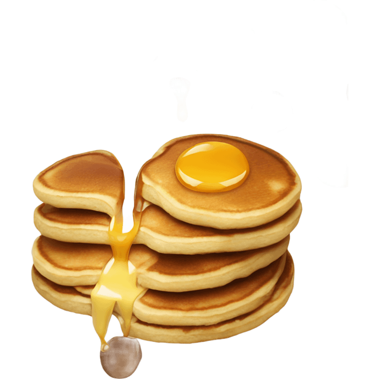 pancakes with syrup emoji