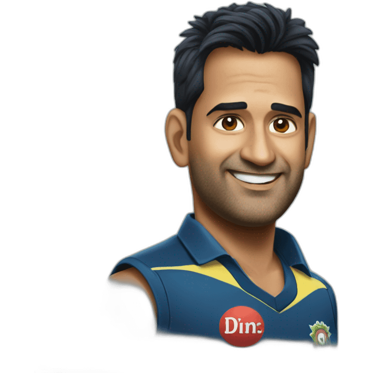 Mahendra Singh Dhoni emoji