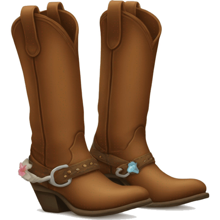 cowgirl boots emoji