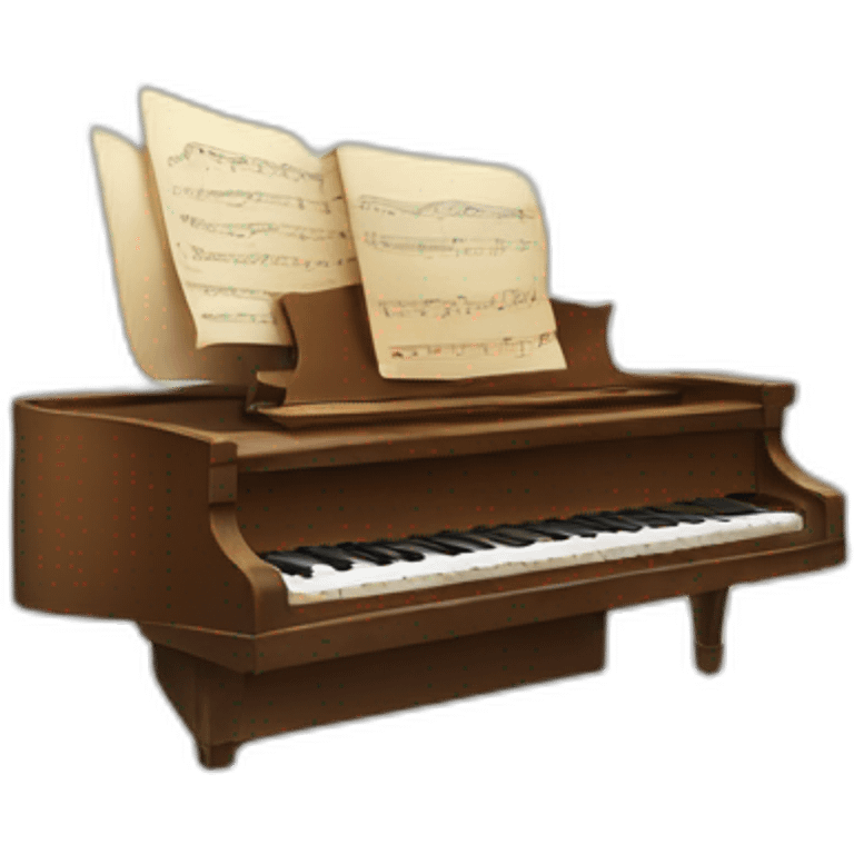 Note de piano fa emoji