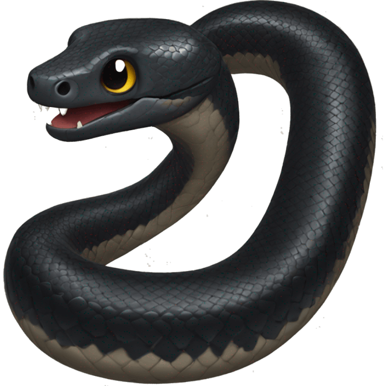 black snake  emoji