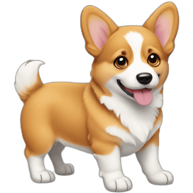 Corgi puppy emoji