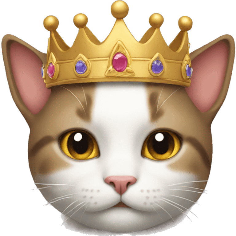 CAT with crown emoji