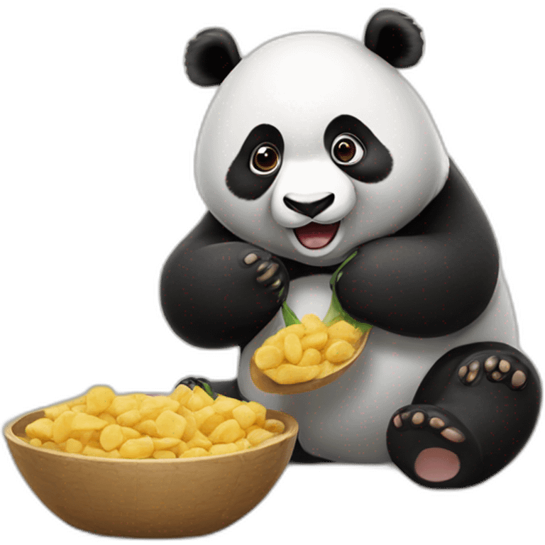 panda qui mange un panda emoji