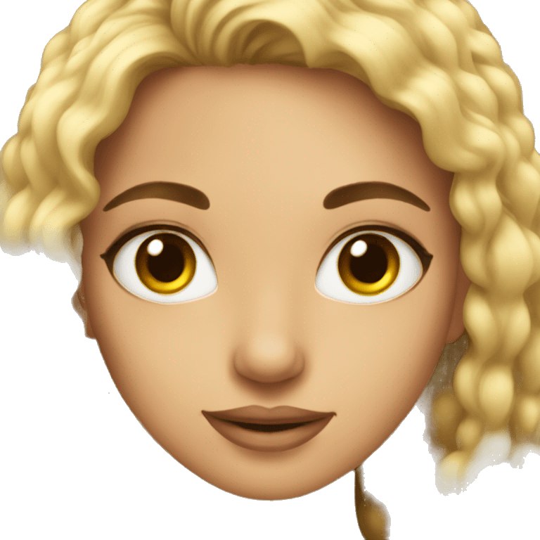 A beautiful girl emoji