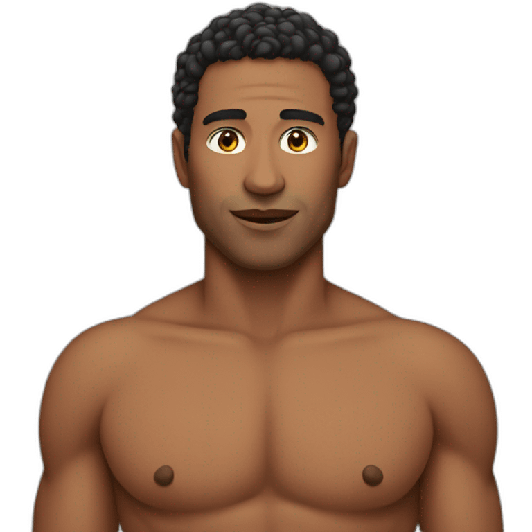 men topless emoji