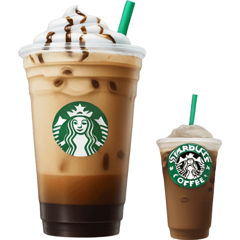 Starbucks iced coffee emoji