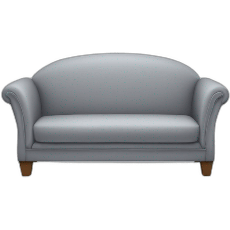 sofa bue 3d  emoji