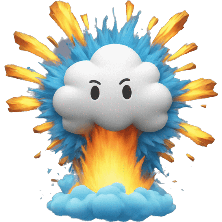 mon logo en explosion emoji