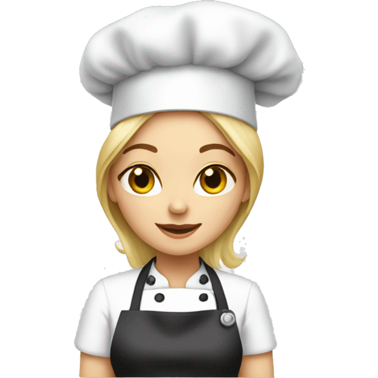 women chef white girl emoji