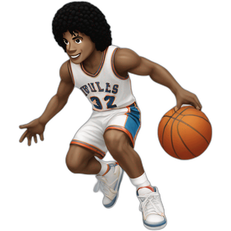 Michael jackson playing basketball emoji