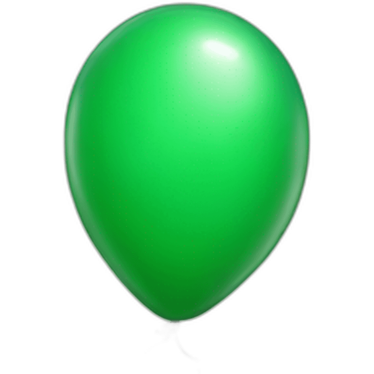 green balloon emoji