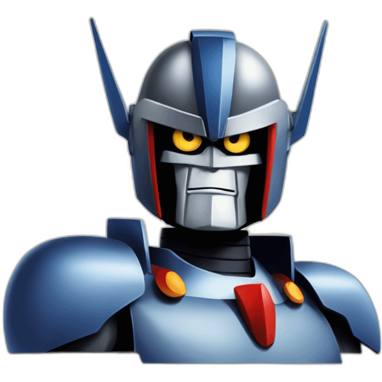 Mazinger z con la cara de Sergio Dalma emoji