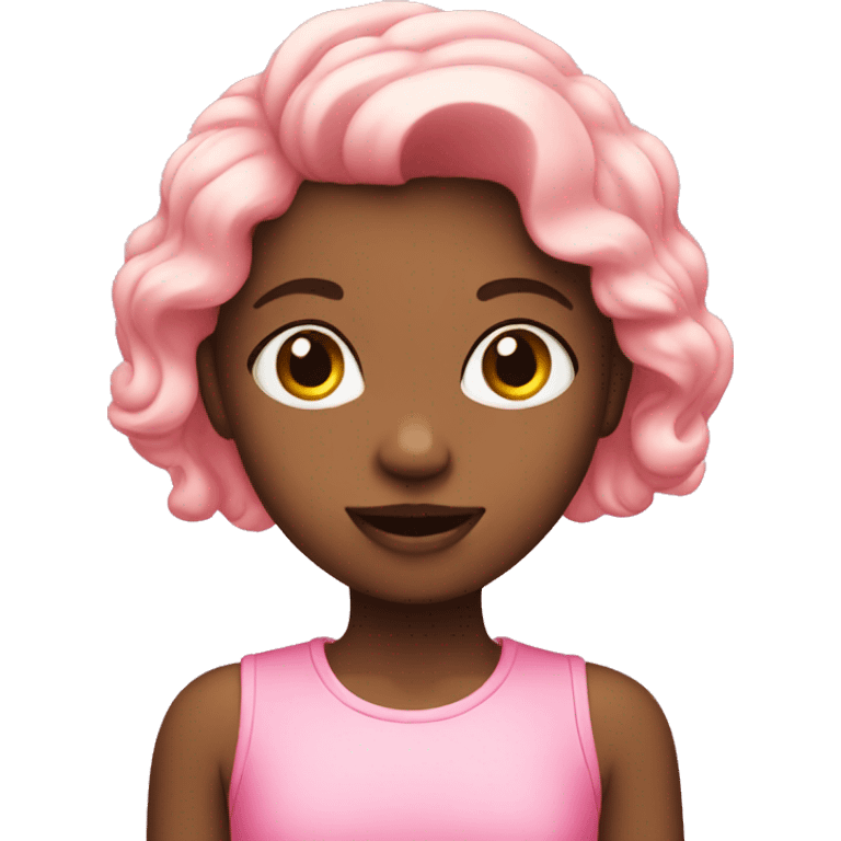 Pink girl emoji