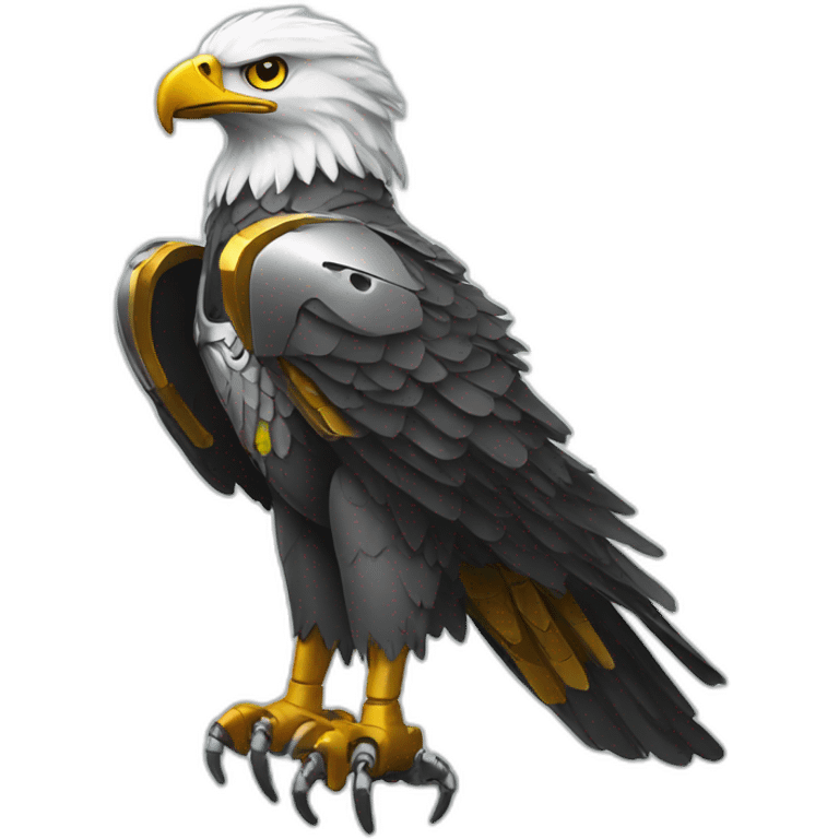 cyborg eagle emoji