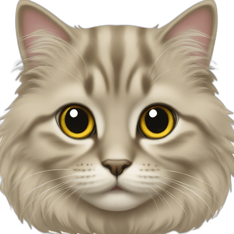 British long hair kitten emoji