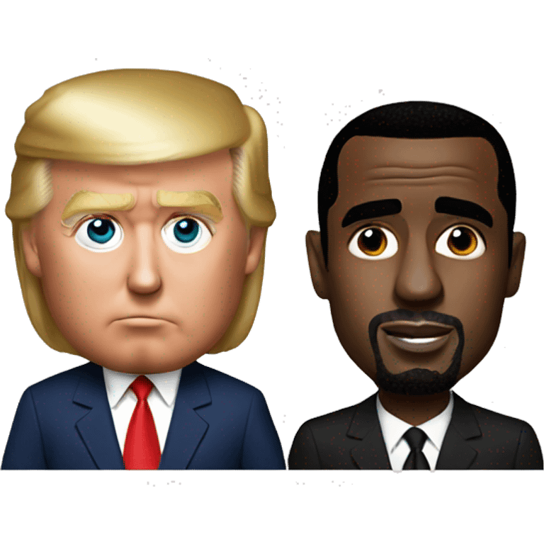 p diddy and donald trump  emoji