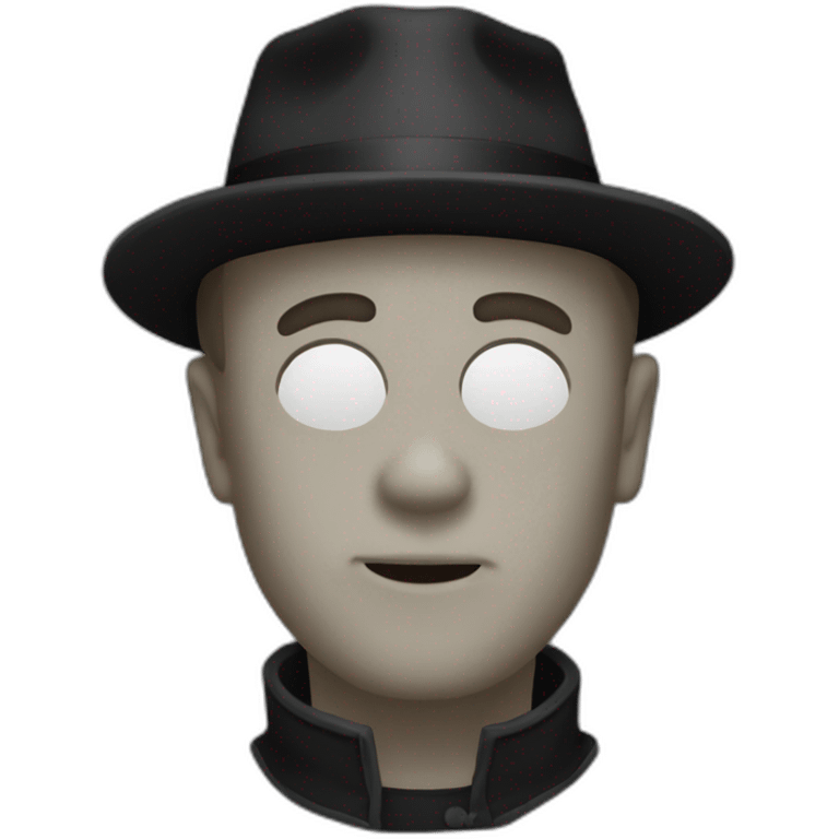 Fantôme noir emoji