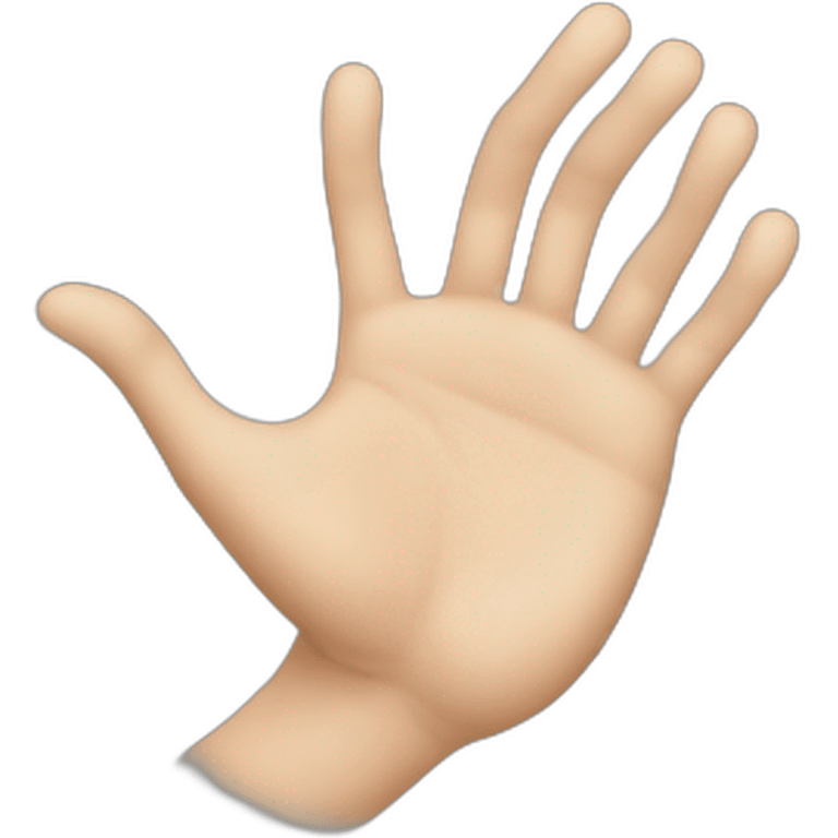 Human hand  emoji