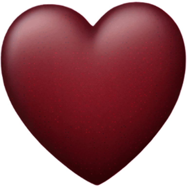 dark red heart that is flowery emoji