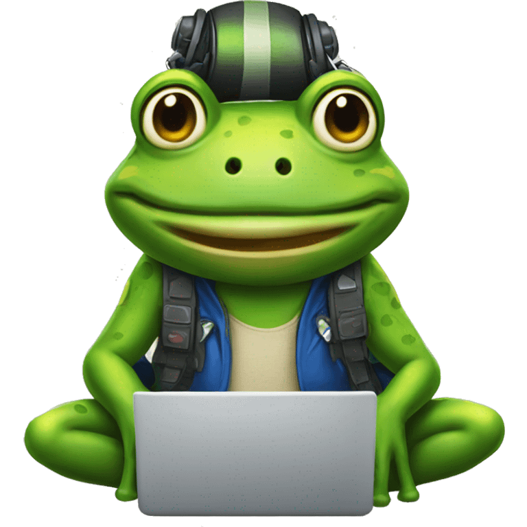 frog gamer emoji