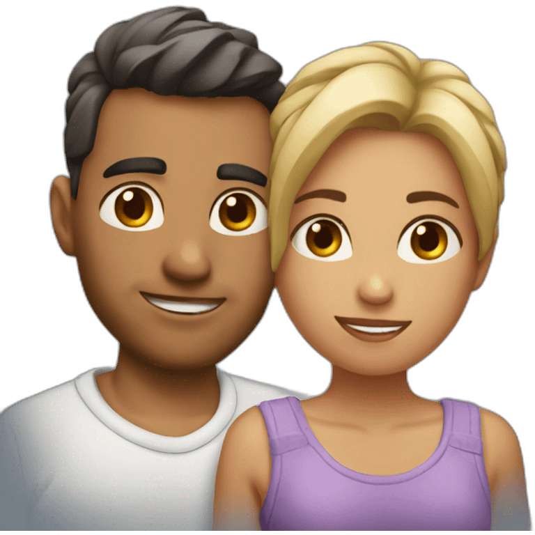 pareja de chicos emoji