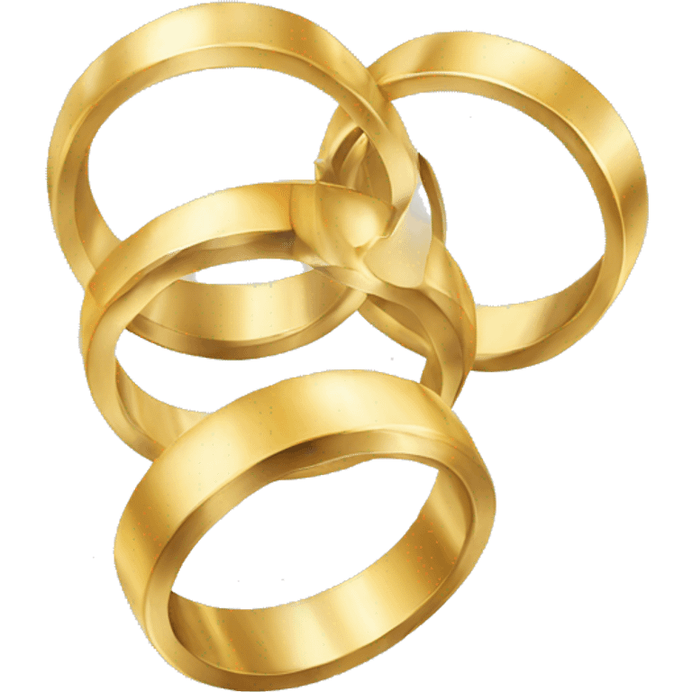 gold wedding rings emoji