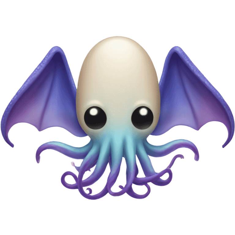 Squid with wings emoji