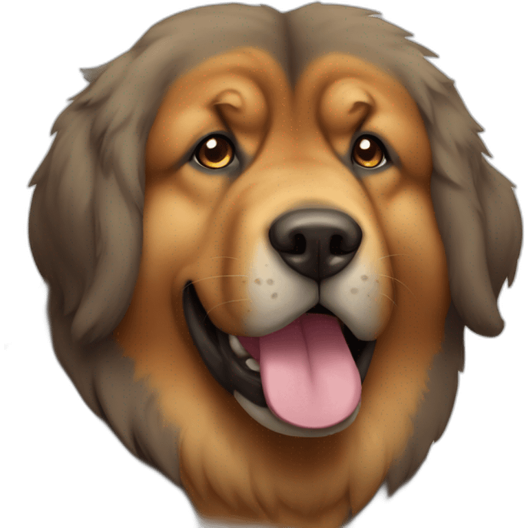 Tibetan mastiff emoji