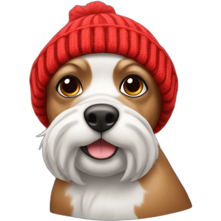 frenchy wearing red bobble beany emoji