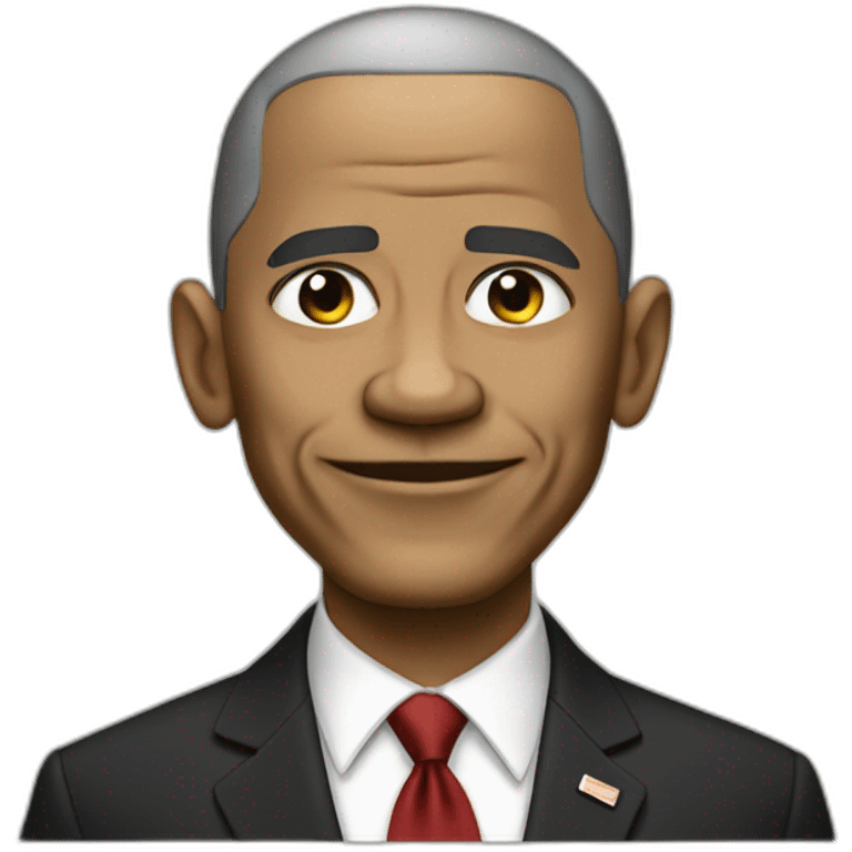 White skin obama emoji