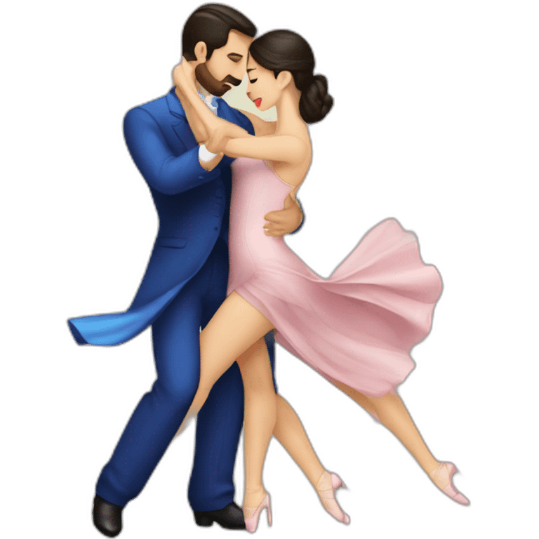 Argentine tango dancers emoji