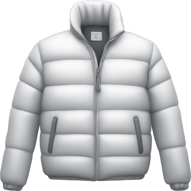 White down jacket  emoji