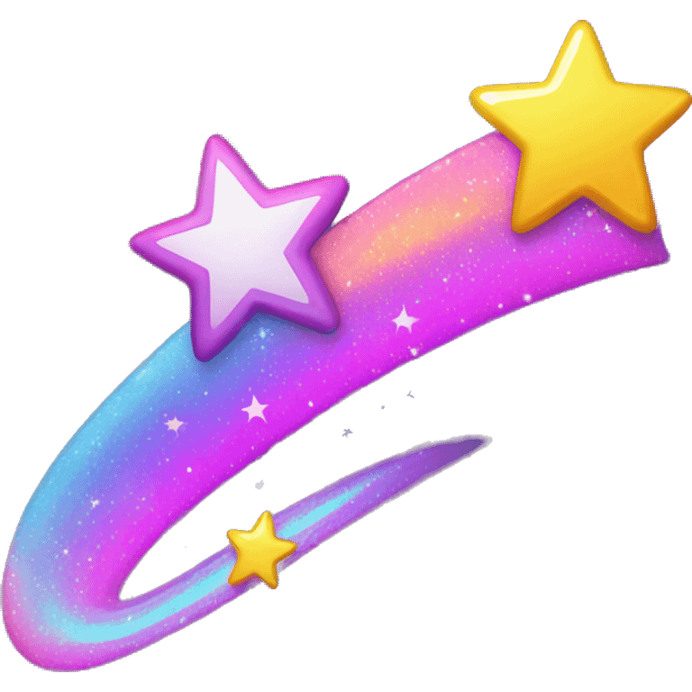 lisa frank shooting star emoji