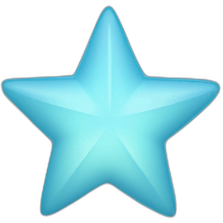 light blue star emoji