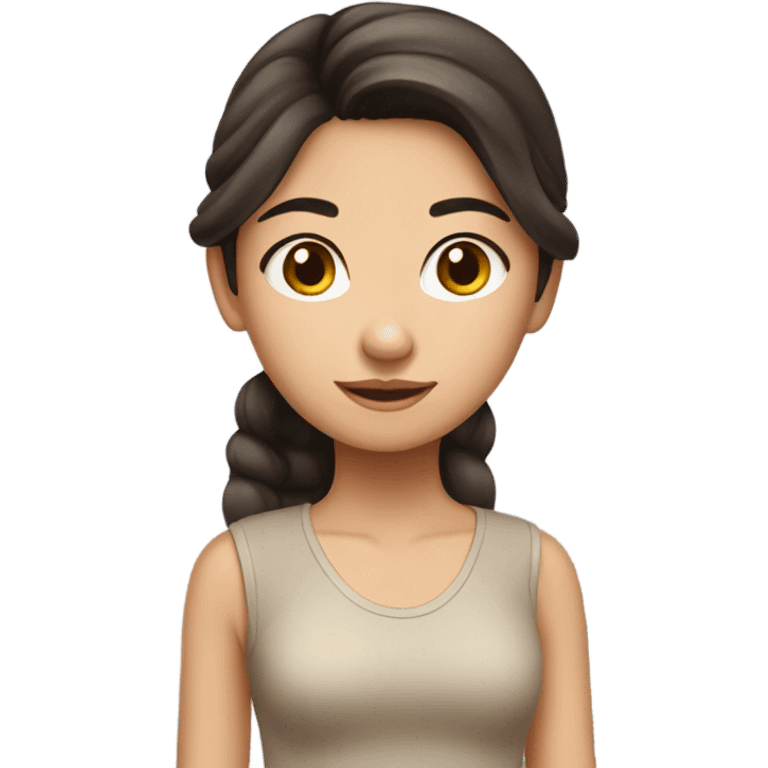 Thai Brunette girl emoji