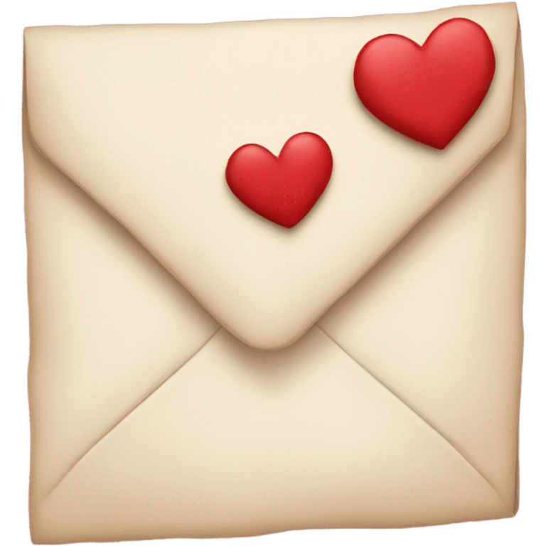 A love letter  emoji