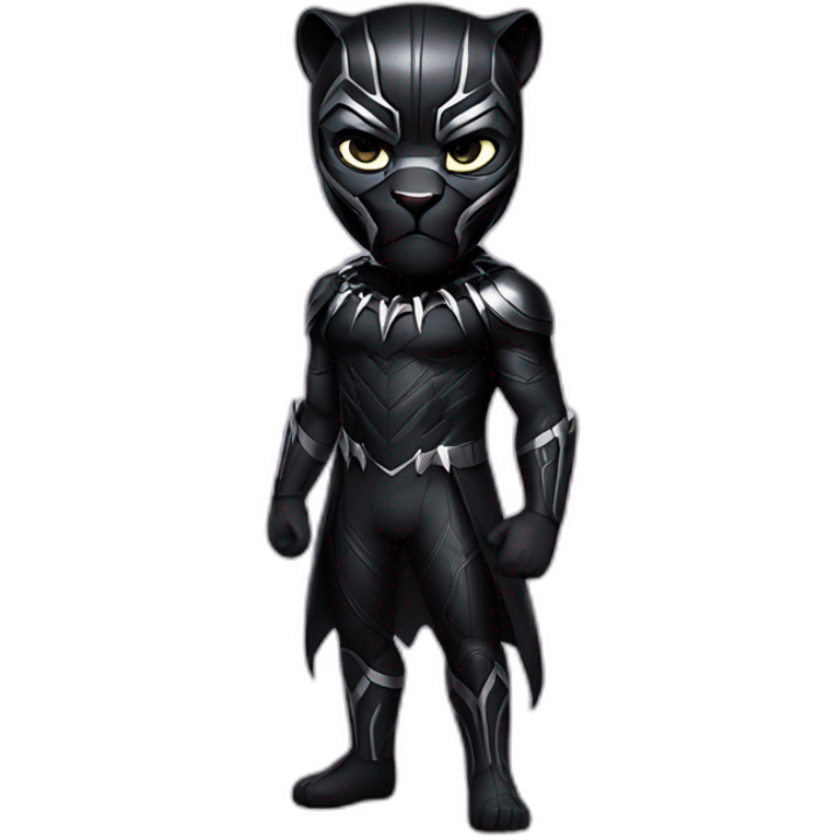 disney black panther full body with a mask emoji