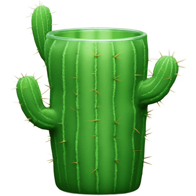 cactus shot glass emoji