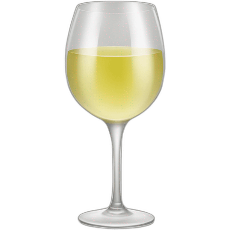 Glass of white wine emoji