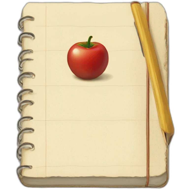 old school notebook emoji